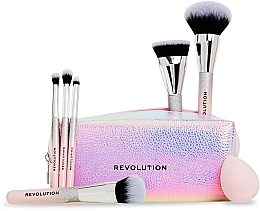 Духи, Парфюмерия, косметика Набор, 8 продуктов - Makeup Revolution Glam Up Brush Gift Set