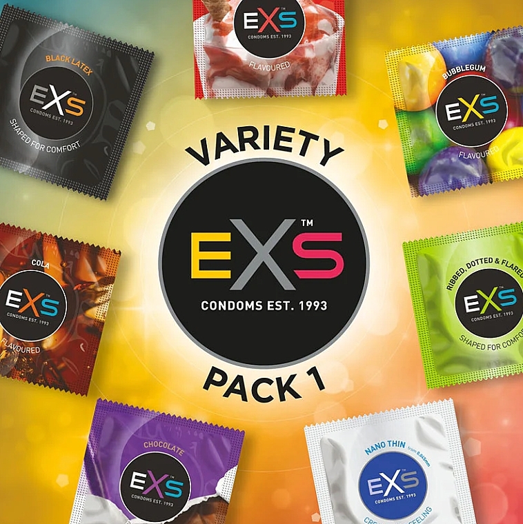 Презервативы - EXS Mixed Variety Pack 1 Condoms — фото N2