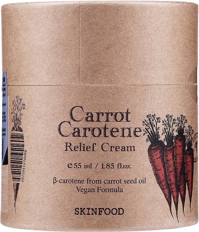 Крем для лица с морковью и каротином - Skinfood Carrot Carotene Relief Cream — фото N2