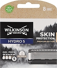 Духи, Парфюмерия, косметика Набор сменных лезвий "Hydro 5", 8 шт. - Wilkinson Sword Hydro 5 Skin Protection Premium Edition