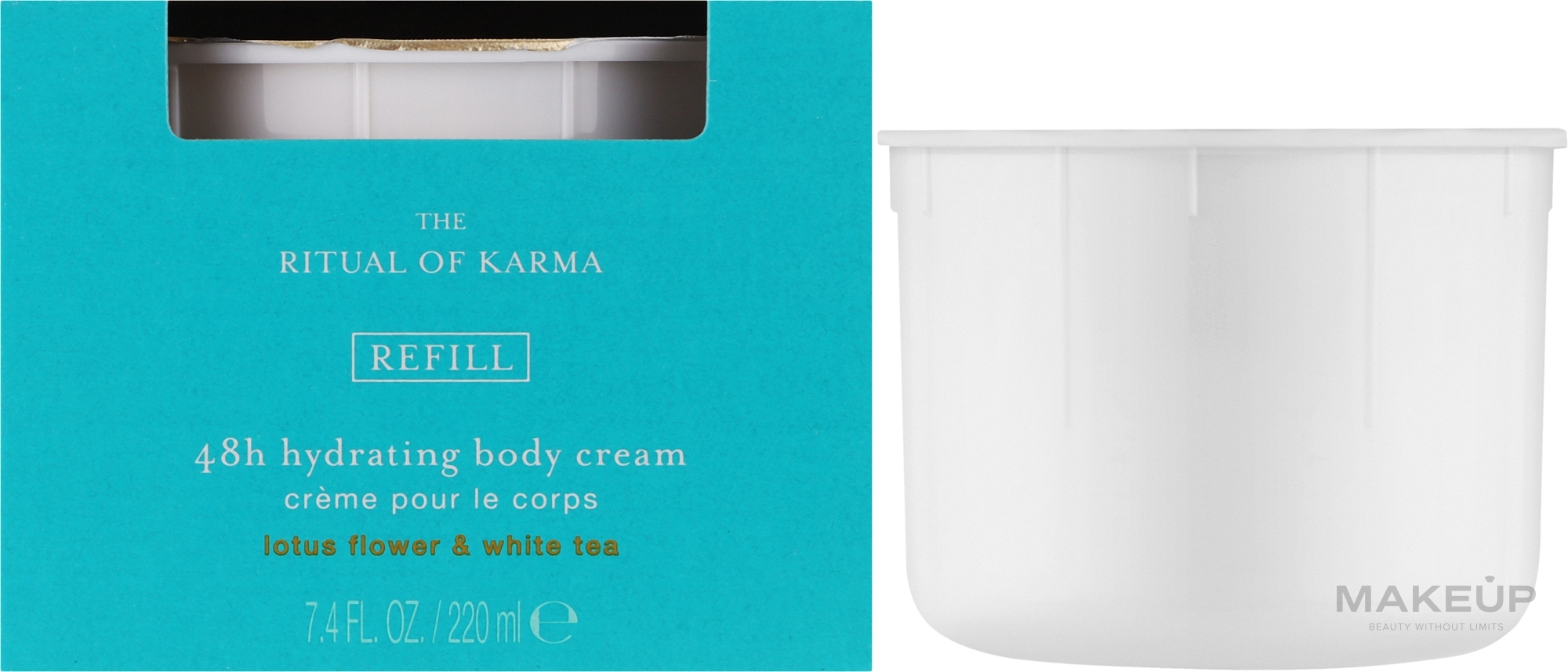 Крем для тіла - Rituals The Ritual of Karma 48h Hydrating Body Cream Refill — фото 220ml