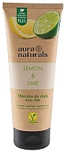 Молочко для тела "Лимон и лайм" - Aura Naturals Lemon & Lime Body Milk — фото N1