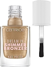 Парфумерія, косметика Лак для нігтів - Catrice Dream In Shimmer Bronzer Nail Polish