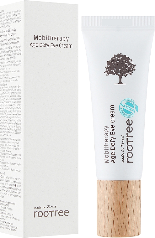Антивіковий крем для шкіри навколо очей - Rootree Mobitherapy Age-Defy Eye Cream — фото N2