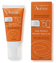 Матирующий флюид для лица - Avene Eau Thermale Mat Perfect SPF 50+ — фото N2