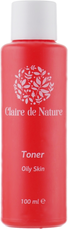 Тоник для жирной кожи лица - Claire de Nature Toner For Oily Skin — фото N2