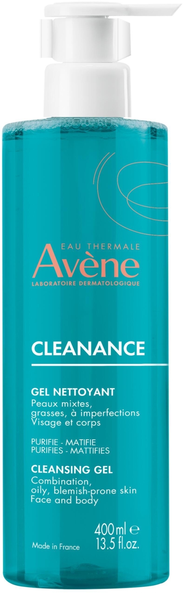 Очищающий гель для лица и тела - Avene Cleanance Cleansing Gel — фото 400ml