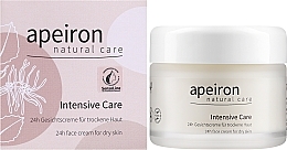 Крем для обличчя - Apeiron Intensive Care 24h Face Cream — фото N2