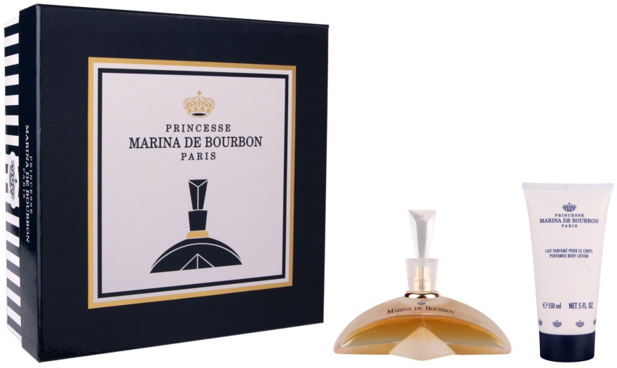 Marina de Bourbon Eau - Набор (edp 100ml + b/l 150ml)