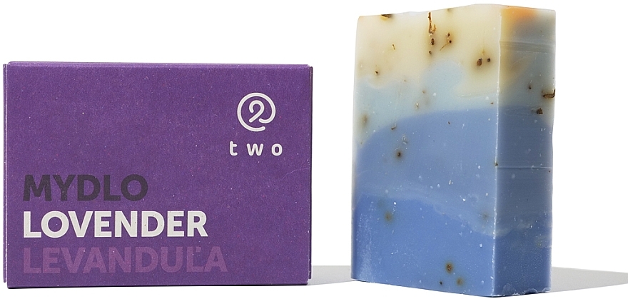 Тверде мило "Лаванда" - Two Cosmetics Lavender Solid Soap — фото N1