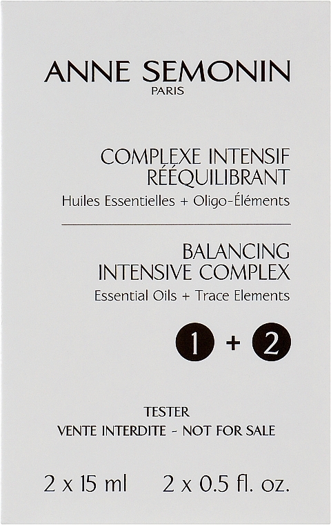 Інтенсивний комплекс "Баланс" з ефірними оліями та олігоелементами - Anne Semonin Balancing Intensive Complex (ser/2x15ml) (тестер) — фото N1