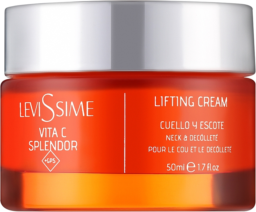 Лифтинг-крем для шеи и декольте - LeviSsime Vita C Splendor Lifting Cream — фото N1
