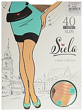 Колготки жіночі "Slim Collant", 40 Den, glace - Siela — фото N3