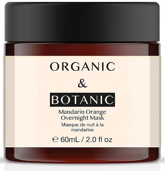 Ночная маска для сухой кожи - Organic & Botanic Mandarin Orange Overnight Mask — фото N3