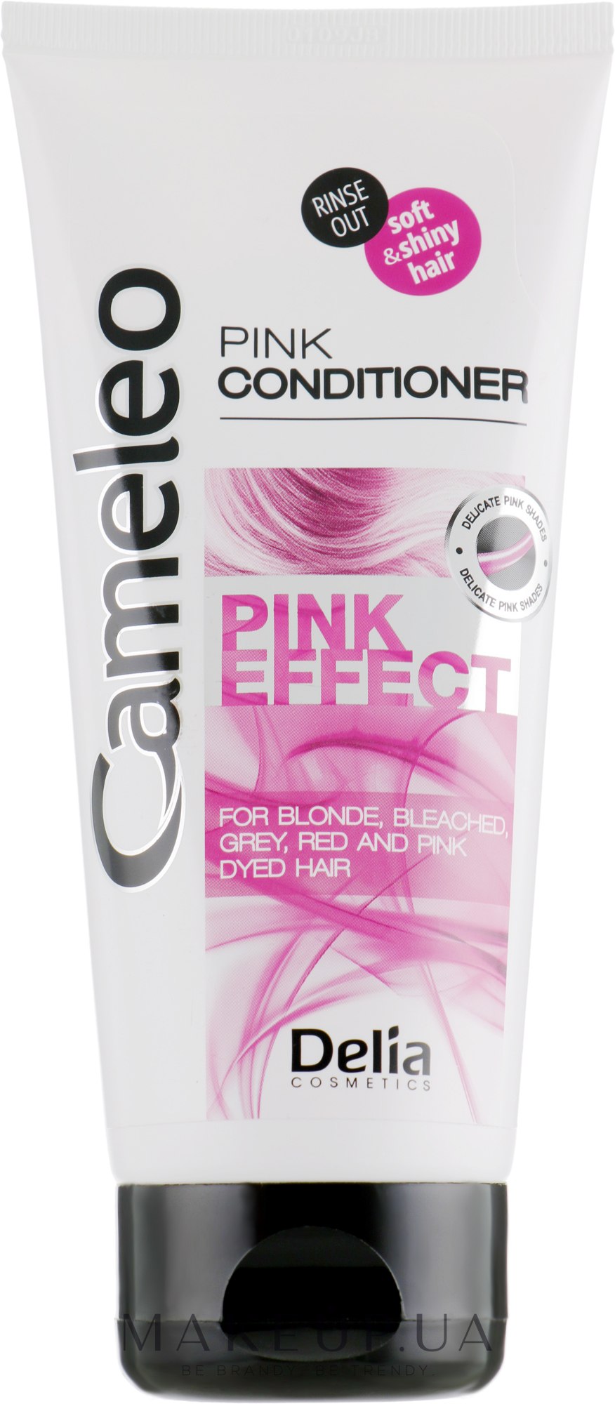 Интенсивно регенерирующий кондиционер с розовым оттенком - Delia Cosmetics Cameleo Pink Effect — фото 200ml