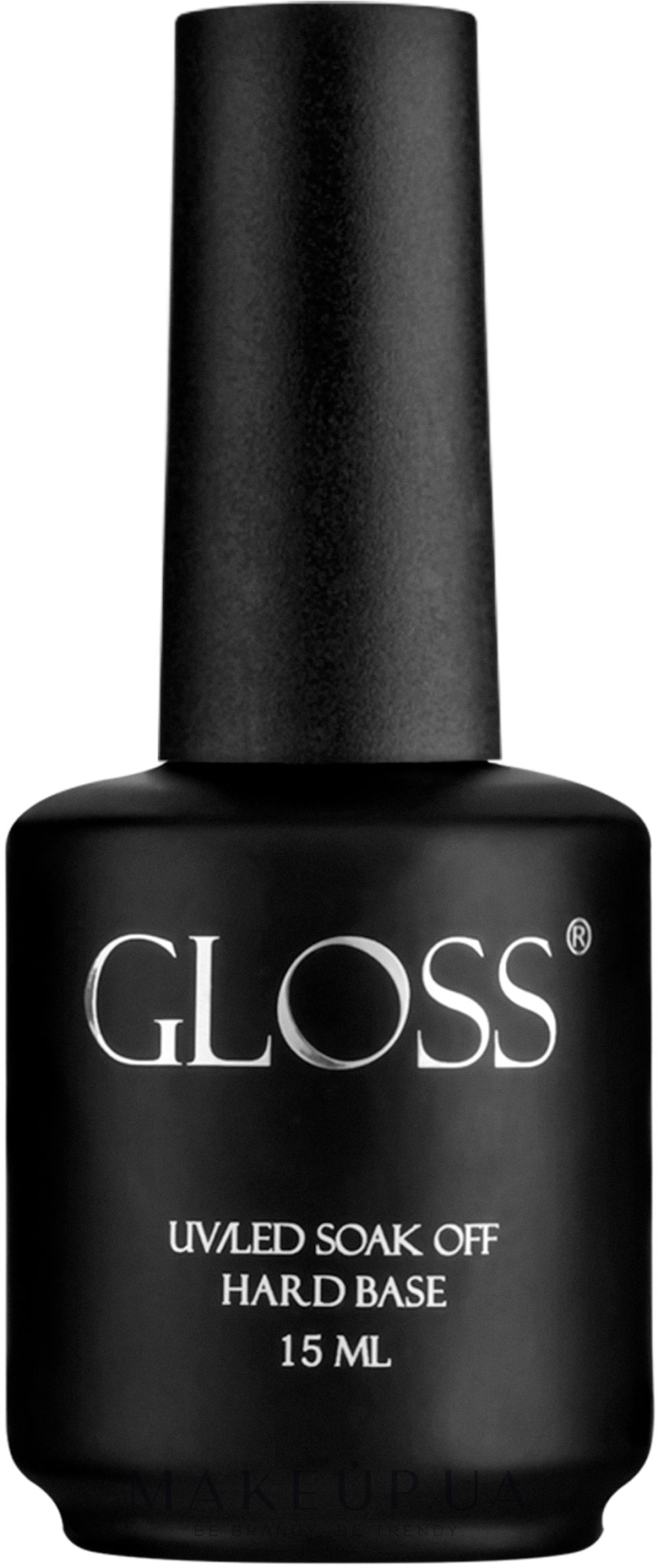 База для нігтів - Gloss Company Soak Off Hard Base — фото 15ml