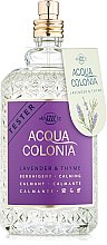 Духи, Парфюмерия, косметика Maurer & Wirtz 4711 Acqua Colonia Lavender & Thyme - Одеколон (тестер без крышечки)