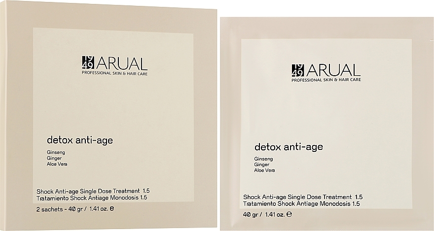 Відновлювальний комплекс для волосся - Arual Detox Anti-age — фото N1