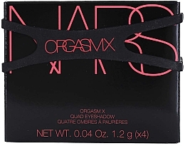 Палетка теней для век - Nars Orgasm X Quad Eyeshadow Palette (тестер) — фото N2