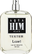 Духи, Парфюмерия, косметика Lazell Aqua Him Black - Туалетная вода (тестер без крышечки)
