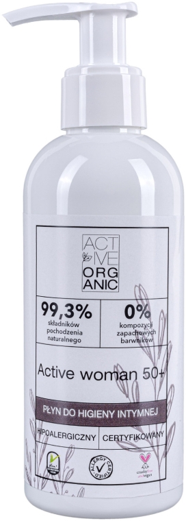 Рідина для інтимної гігієни - Active Organic Active Woman 50+