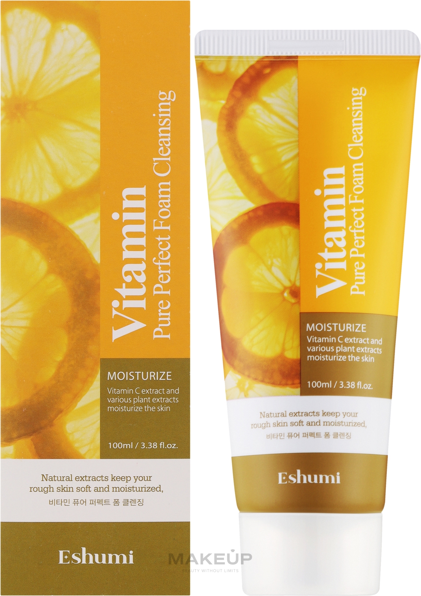 Пенка для умывания лица с витамином C - Eshumi Vitamin Pure Perfect Foam Cleansing — фото 100ml