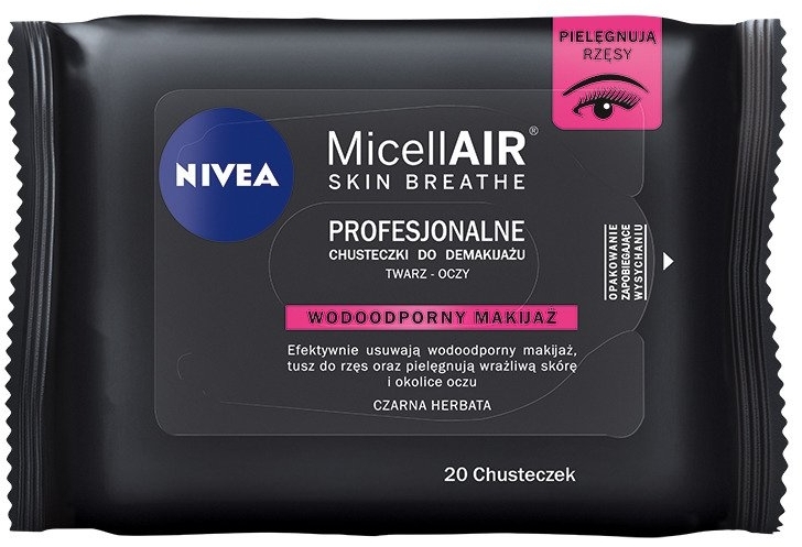 Мицеллярные салфетки - NIVEA MicellAIR Expert Micellar Makeup Remover Wipes — фото N1