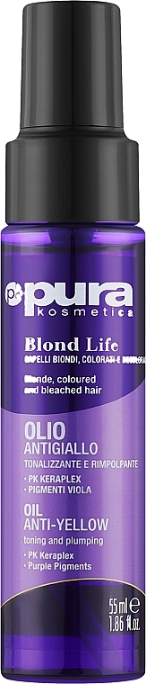 Відновлювальна олія для волосся - Pura Kosmetica Blond Life — фото N1