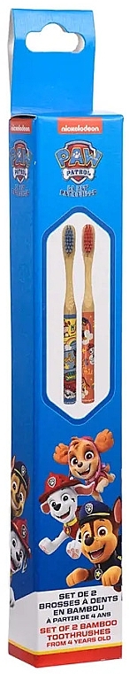 Набор бамбуковых зубных щеток "Paw Patrol" - Take Care Bamboo (Toothbrushes/2stz) — фото N2