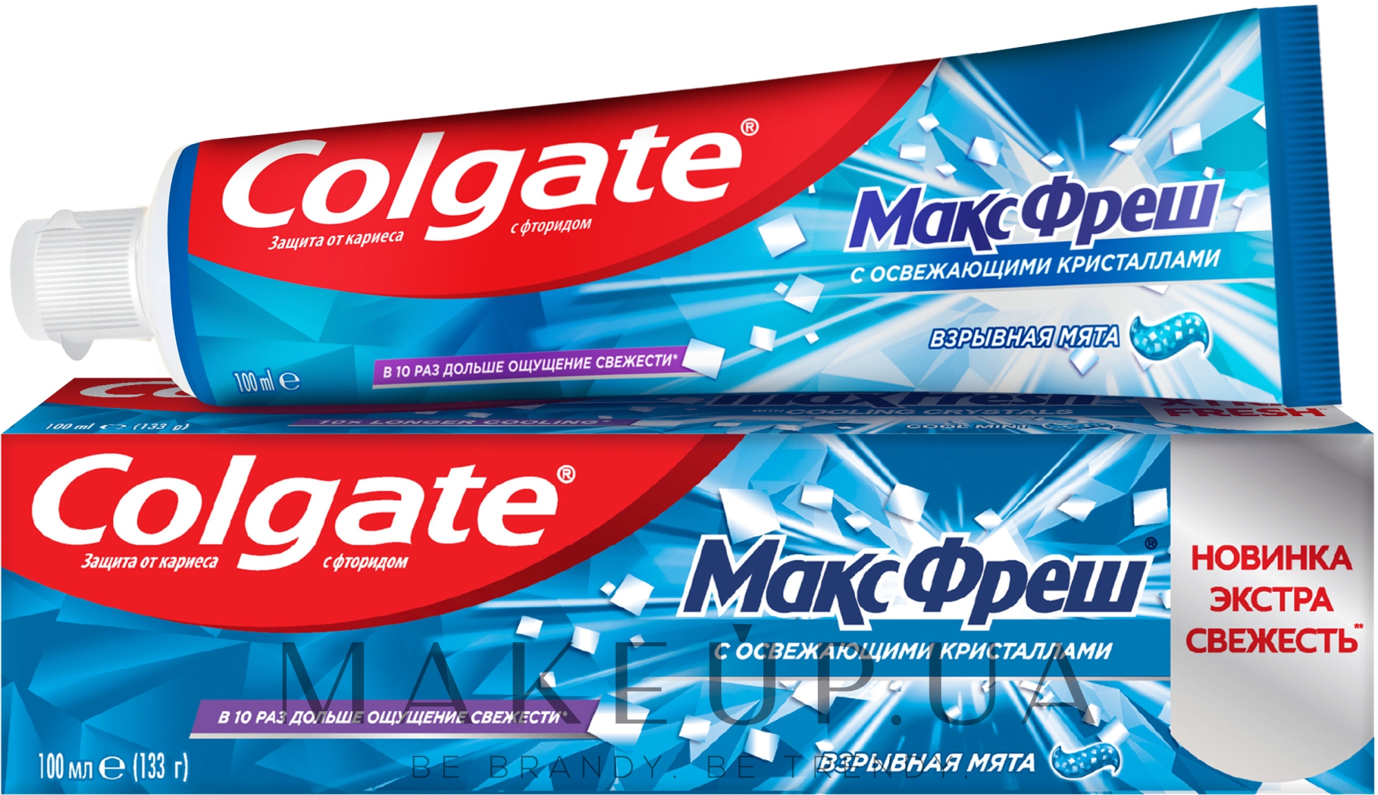 Зубна паста "Макс Фреш" з охолоджуючими кристалами освіжаюча - Colgate Max Fresh — фото 100ml