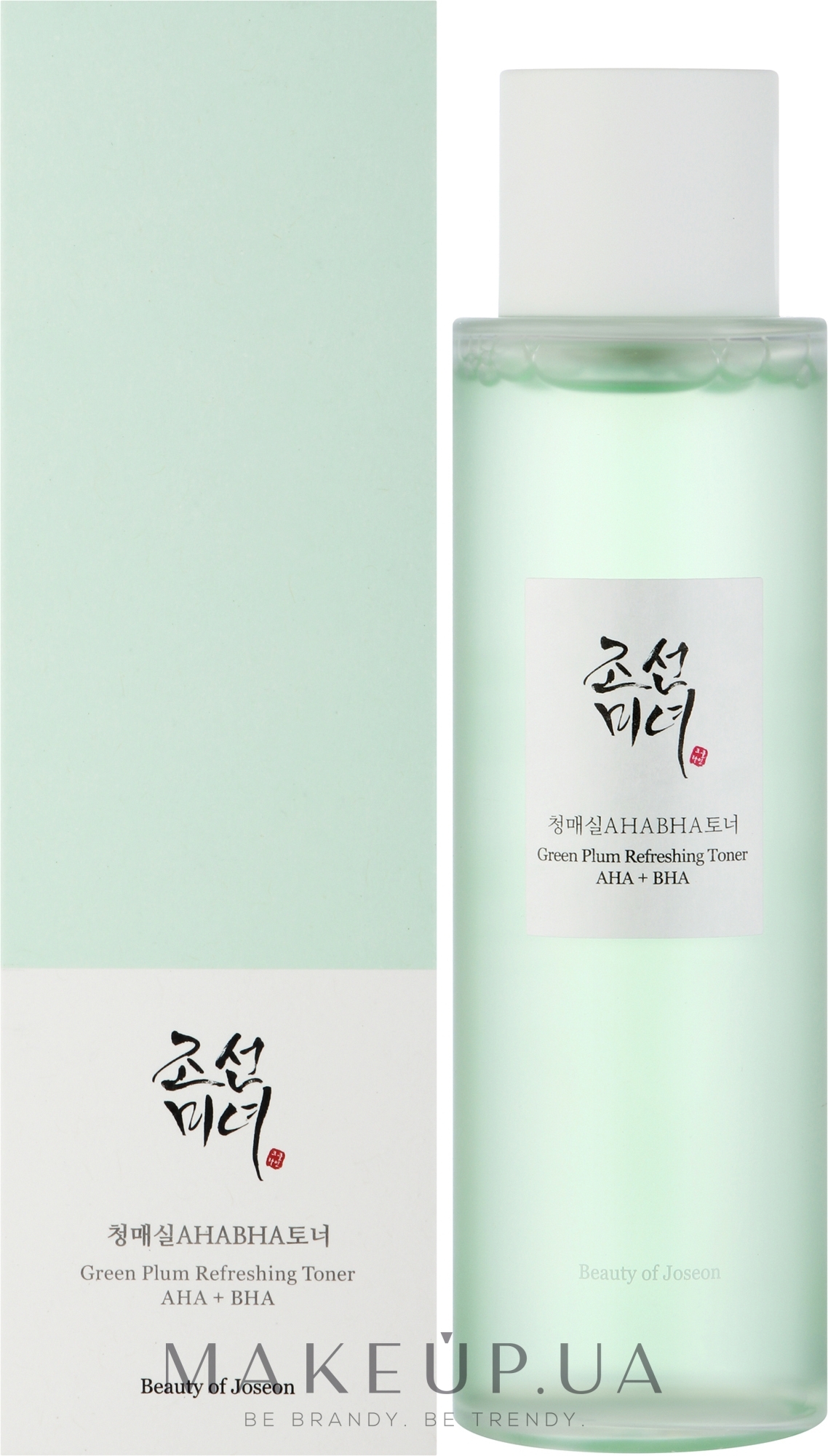 Тонер для лица с кислотами - Beauty of Joseon Green Plum Refreshing Toner AHA + BHA — фото 150ml