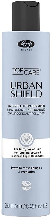 Шампунь для волос - Lisap Top Care Urban Shield Anti-Pollution Shampoo — фото N1
