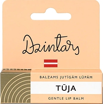 Бальзам для чутливої шкіри губ з алантоїном - Dzintars Tuja Gentle Lip Balm — фото N1