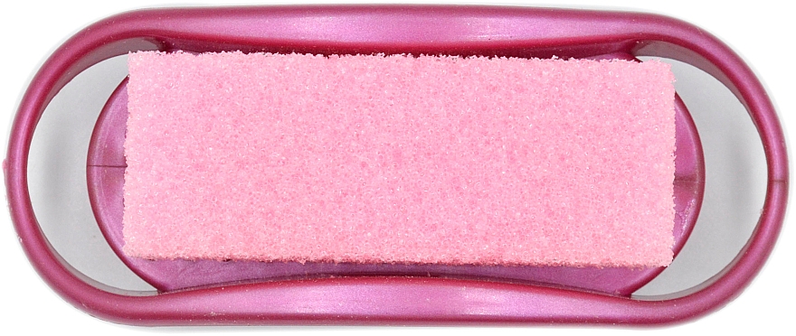 Пемза натуральна косметична зі щіточкою PF-06, рожева - Beauty LUXURY — фото N2