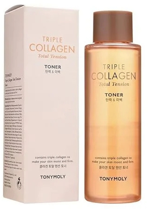 Тонер для обличчя - Tony Moly Triple Collagen Total Tension Toner — фото N2