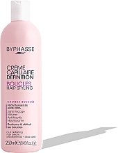 Питательный крем для вьющихся волос с провитамином B5 и алоэ вера - Byphasse Activ Curl Defining Hair Cream Provitamin B5 & Aloe Vera — фото N1