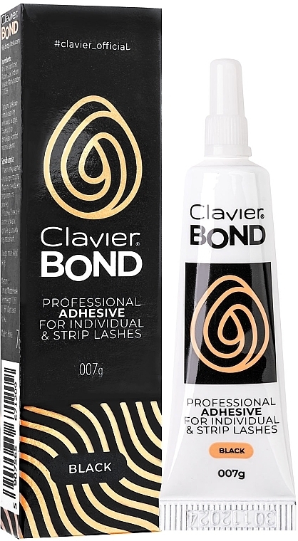 Клей для накладных ресниц - Clavier Bond Black — фото N1