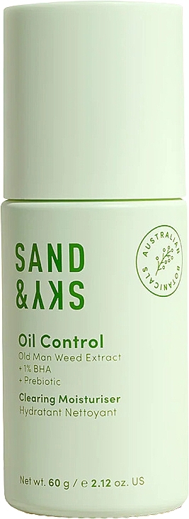Крем для лица - Sand & Sky Oil Control Clearing Moisturiser — фото N1