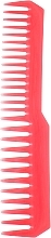 Гребінець для волосся модельний, 00421, неоново-рожевий - Eurostil — фото N1