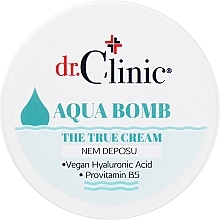 Парфумерія, косметика Зволожувальний крем для обличчя - Dr. Clinic Aqua Bomb The True Cream