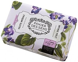 Экстра-нежное мыло масло ши "Фиалка" - Panier Des Sens Extra Fine Natural Soap With Shea Butter Imperial Violet — фото N1