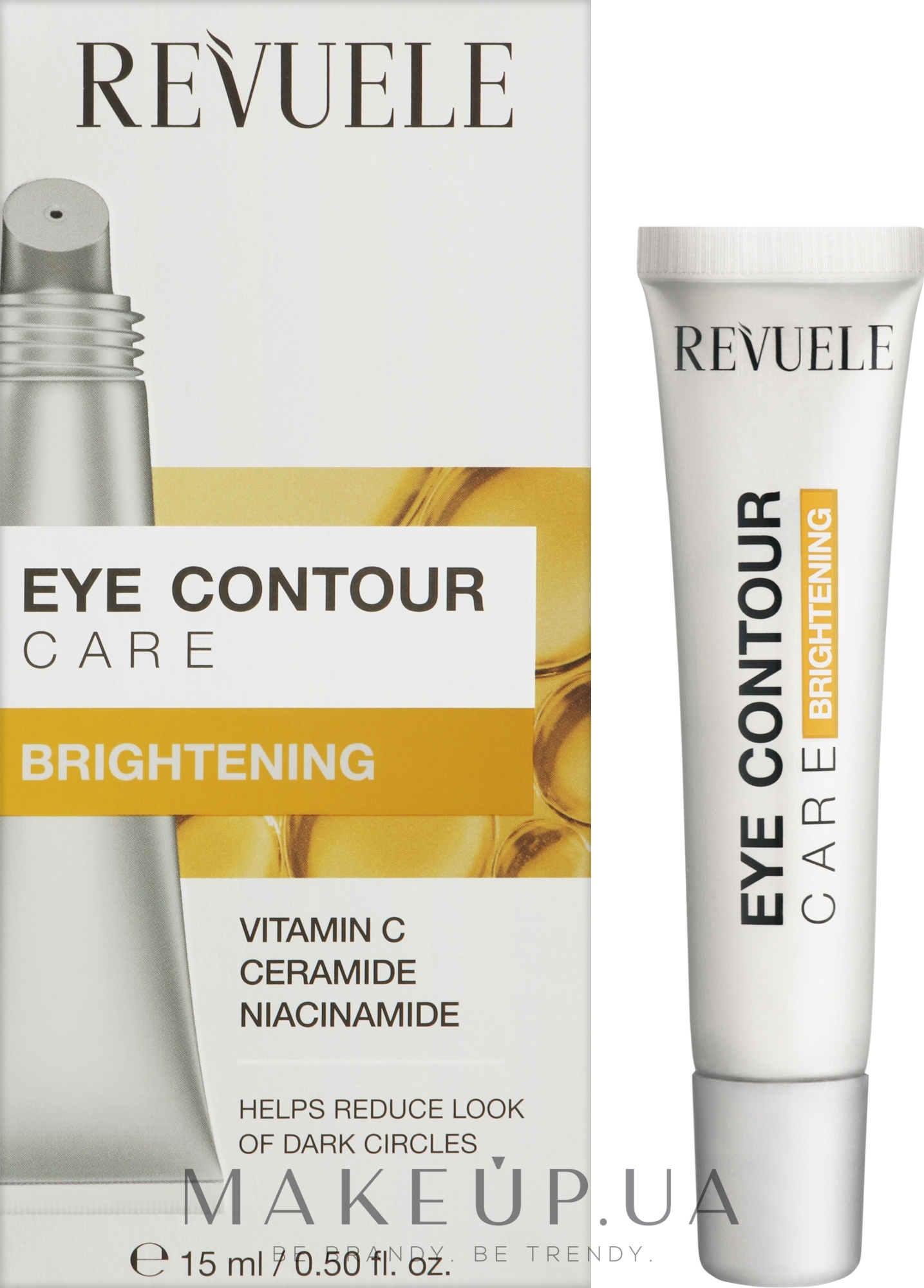 Гель для догляду за контуром очей освітлюючий - Revuele Eye Contour Care Brightening — фото 15ml