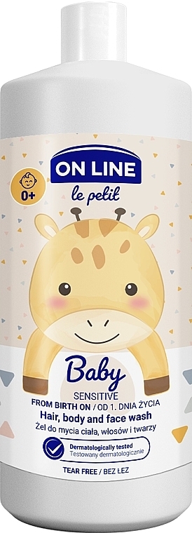 Шампунь-гель для душу - On Line Le Petit Baby Sensitive 0+ — фото N2