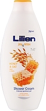 Крем-гель для душу "Мед та овес" - Lilien Honey & Oat Shower Gel — фото N1