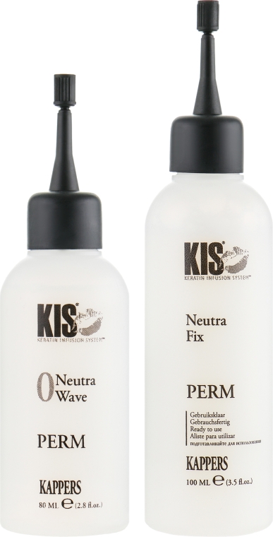 Засіб для хімічної завивки волосся, щадний, для товстого волосся - Kis NeutraWave 0 Perm — фото N2