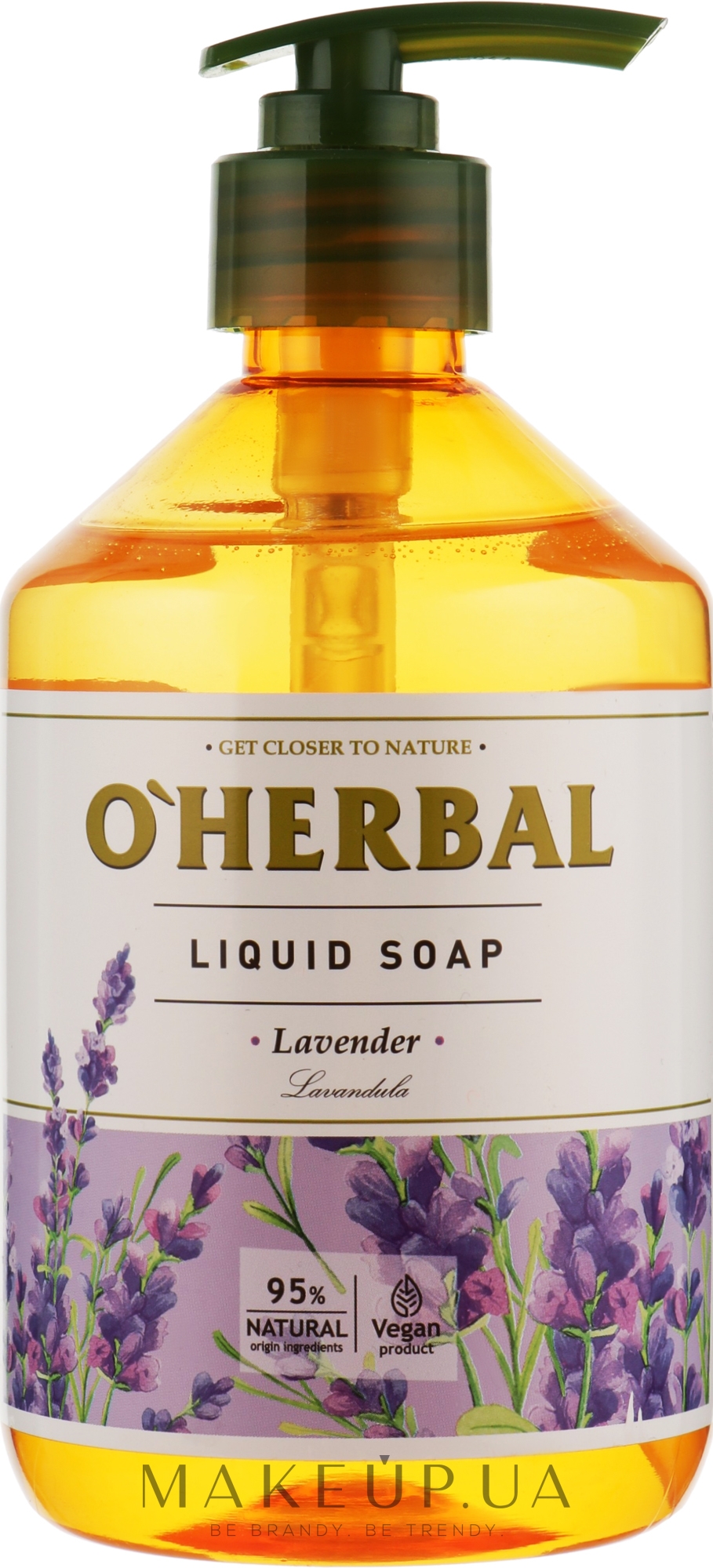 Жидкое мыло с экстрактом лаванды - O’Herbal Lavender Liquid Soap — фото 500ml