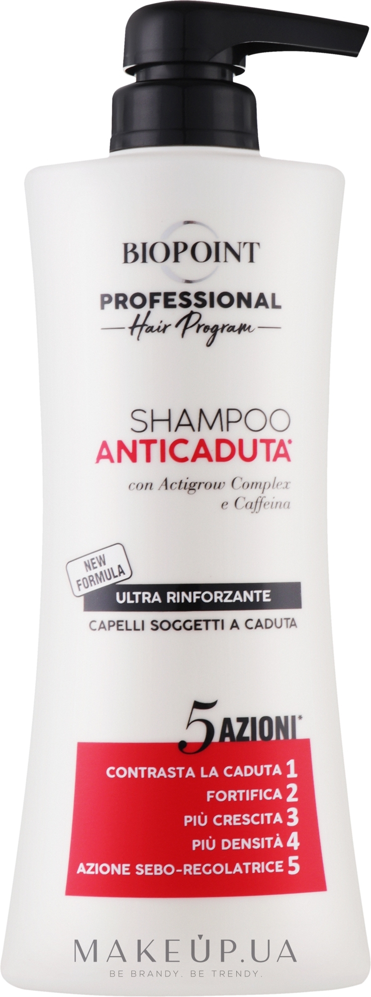 Шампунь проти випадіння волосся - Biopoint Anticaduta Shampoo — фото 400ml