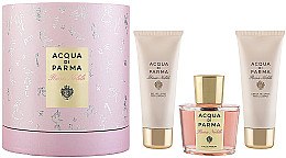 Парфумерія, косметика Acqua di Parma Rosa Nobile - Набір (edp/100 ml + b/gel 75ml + b/cr 75ml)