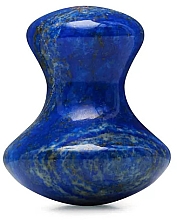 Массажер для лица из лазурита - Crystallove Lapis Lazuli Mushroom Face Massage — фото N2