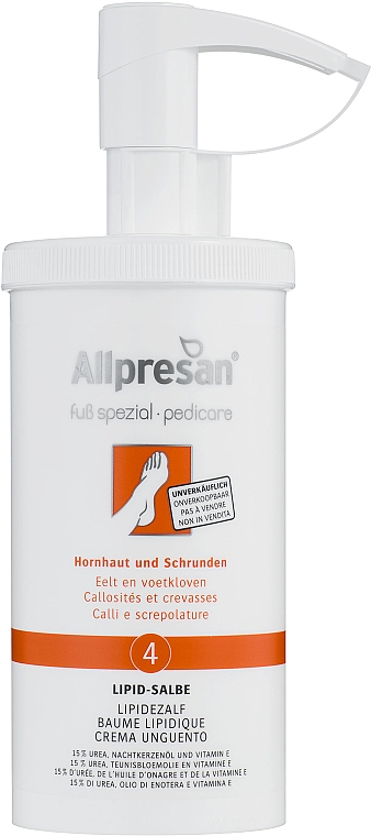 Липидная мазь для мозолистой и потрескавшейся кожи ног №4 - Allpresan Foot Special 4 — фото N4